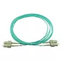 BlueOptics SFP3232EU0.5MK InfiniBand optiskās šķiedras kabelis 0,5 m 2x SC Aqua