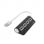 Hama USB centrmezgls, 4 porti, USB 2.0, 480 Mbit/s, melns