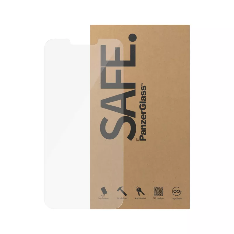 Ekrāna aizsargstikls PanzerGlass SAFE. by ® Apple iPhone 14 Plus 13 Pro Max Ultra-Wide Fit Izturīgs pret skrāpējumiem un triecieniem