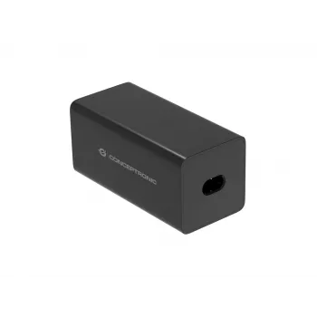 Conceptronic 6 Portu 200 W GaN USB PD lādētājs ar USB-C uzlādes kabeli, USB-C x 4, USB-A x 2, QC 3.0, PD 3.1, PPS