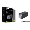 Conceptronic 6 Portu 200 W GaN USB PD lādētājs ar USB-C uzlādes kabeli, USB-C x 4, USB-A x 2, QC 3.0, PD 3.1, PPS