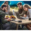 Conceptronic 6 Portu 200 W GaN USB PD lādētājs ar USB-C uzlādes kabeli, USB-C x 4, USB-A x 2, QC 3.0, PD 3.1, PPS