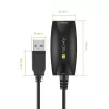 Techly SuperSpeed USB3.0 aktīvs pagarinātāja kabelis 5m melns ICUR3050