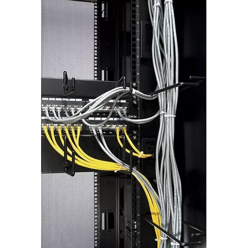 APC NetShelter kabelis Management, vertikālais kabeļu pārvaldītājs, gredzeni, NetShelter 750 un 800 mm platuma korpusiem, 8 gab. komplekts, 76 x 19 x 203 mm
