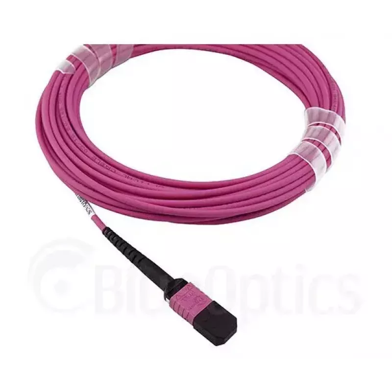 BlueOptics CBL-MPO12-4LC-OM4-5M-BO InfiniBand optiskās šķiedras kabelis 4x LC MPO 5m