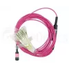 BlueOptics CBL-MPO12-4LC-OM4-5M-BO InfiniBand optiskās šķiedras kabelis 4x LC MPO 5m
