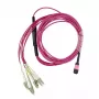 BlueOptics CBL-MPO12-4LC-OM4-5M-BO InfiniBand optiskās šķiedras kabelis 4x LC MPO 5m