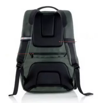 City mugursoma MIQUELRIUS MR16981 — Zaļa poliestera, 22 L, pilsētas stils