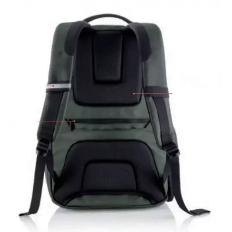 City mugursoma MIQUELRIUS MR16981 — Zaļa poliestera, 22 L, pilsētas stils