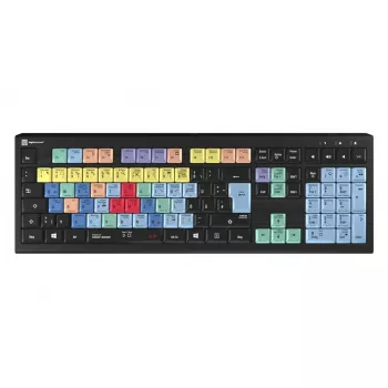Klaviatūra Logickeyboard LKB-CBASE-A2PC-DE Universāla USB QWERTZ Vācu Melna