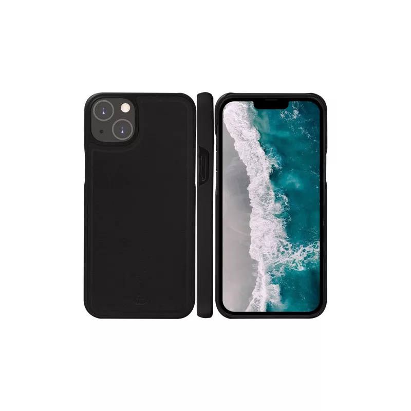 Folio telefona maciņš dbramante1928 Stockholm iPhone 14 Plus (6.7 collas, melns) ar 3 karšu kabatiņām
