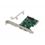 Conceptronic EMRICK 2 portu USB 3.2 Gen 2 Type-C PCIe karte