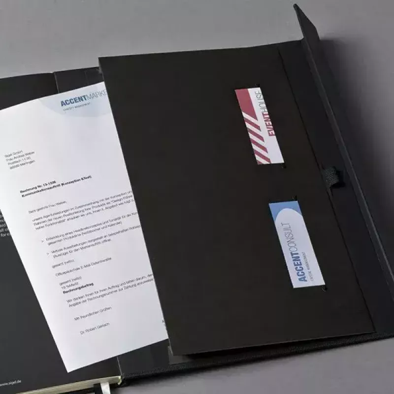 Rakstīšanas piezīmju grāmatiņa Sigel CO151 A4 97 lapas melna