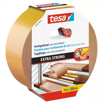 Tesa lente 5686 — polipropilēna (PP) stiprinājuma lente, 10 m × 50 mm × 0,24 mm, balta
