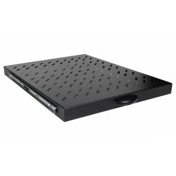 Equip bīdāmais plaukts 19', 1U, 800MM, melns