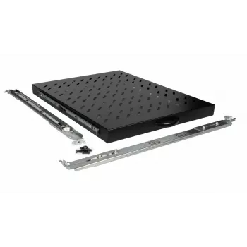 Equip bīdāmais plaukts 19', 1U, 800MM, melns