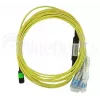 MPO-4xLC vienmoda komutācijas kabelis BlueOptics CBL-MPO12-4LC-SMF-2M 2m G.657.A1