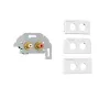 Kontaktligzda 2 x RCA Kindermann 7456 000 510