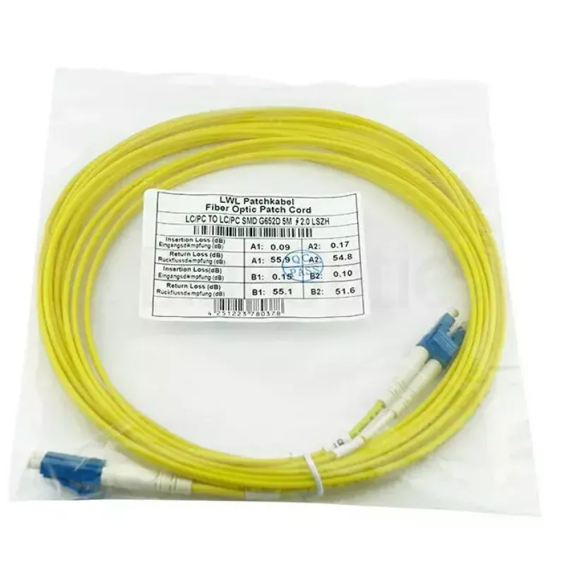 Optisko šķiedru kabelis BlueOptics SFP3131BU0.5MK 0.5 m LC OS2 9 µm