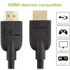 Techly ICOC HDMI2-4-030T HDMI kabelis 3 m HDMI Type A (Standard) Melns