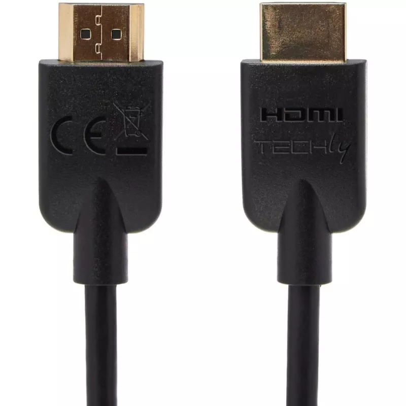 Techly ICOC HDMI2-4-030T HDMI kabelis 3 m HDMI Type A (Standard) Melns