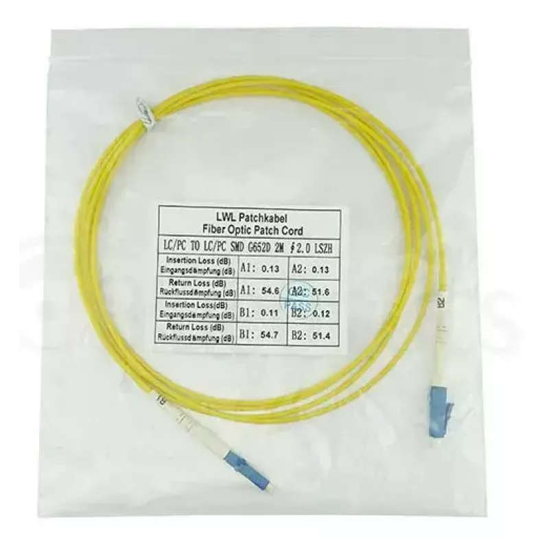 Optiskās šķiedras kabelis BlueOptics SFP2121BU0.5MK 0.5 m LC OS2 9 µm