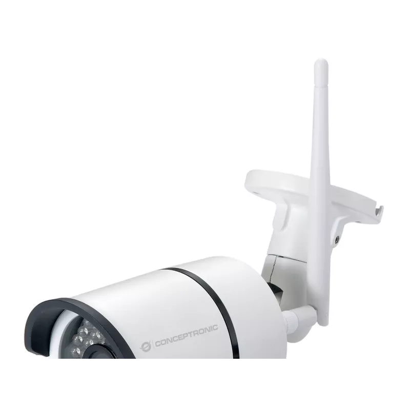 Conceptronic JARETH HD bezvadu mākoņa IP kamera, āra, IP drošības kamera, āra, vadu un bezvadu, ārējā, griestu/sienas, balta