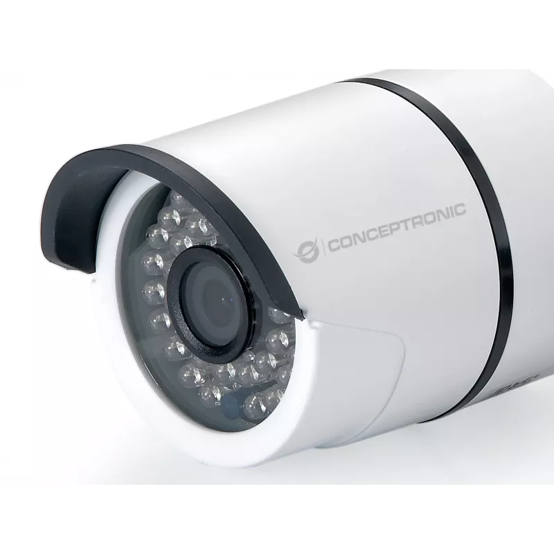 Conceptronic JARETH HD bezvadu mākoņa IP kamera, āra, IP drošības kamera, āra, vadu un bezvadu, ārējā, griestu/sienas, balta