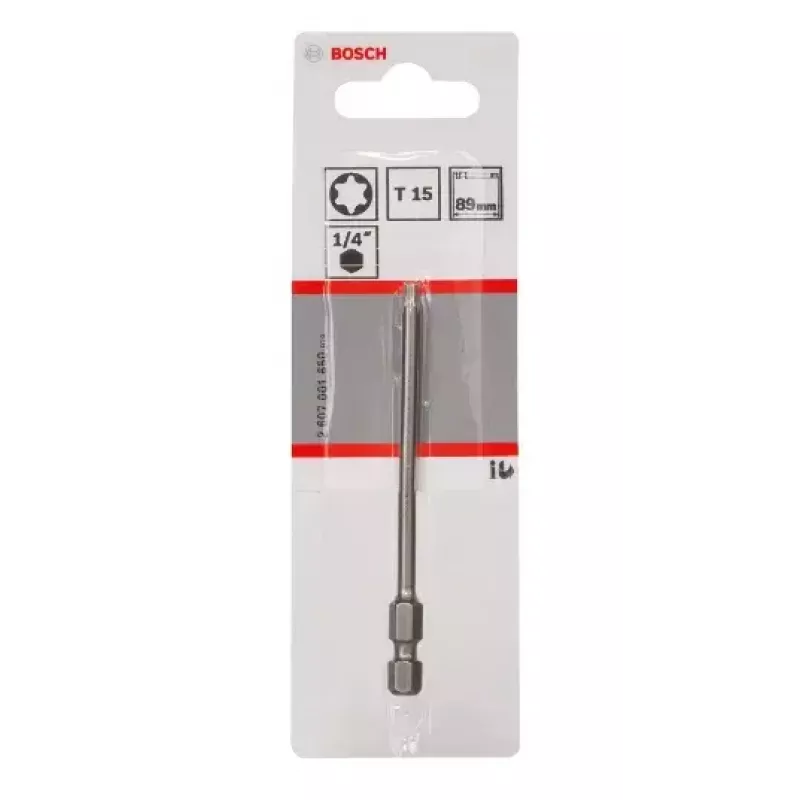 Skrūvgrieža uzgalis Bosch 2607001650 T15 īpaši ciets 89 mm