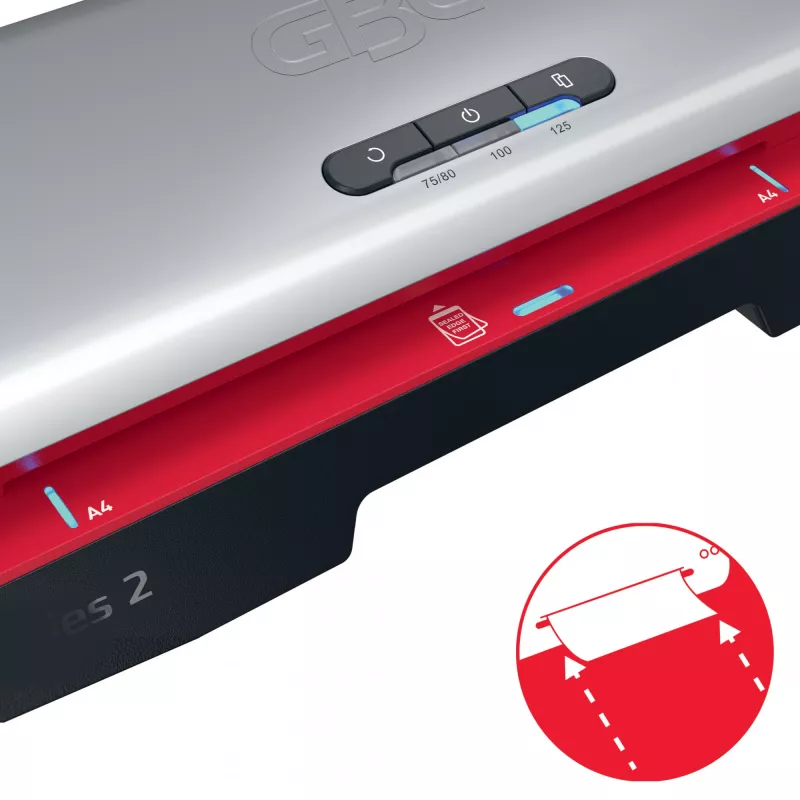 GBC 250 Office A4 laminators, 24 cm, karstais laminators, 500 mm/min, 0,5 mm, A4, 100 µm