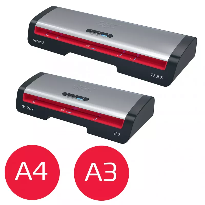 GBC 250 Office A4 laminators, 24 cm, karstais laminators, 500 mm/min, 0,5 mm, A4, 100 µm