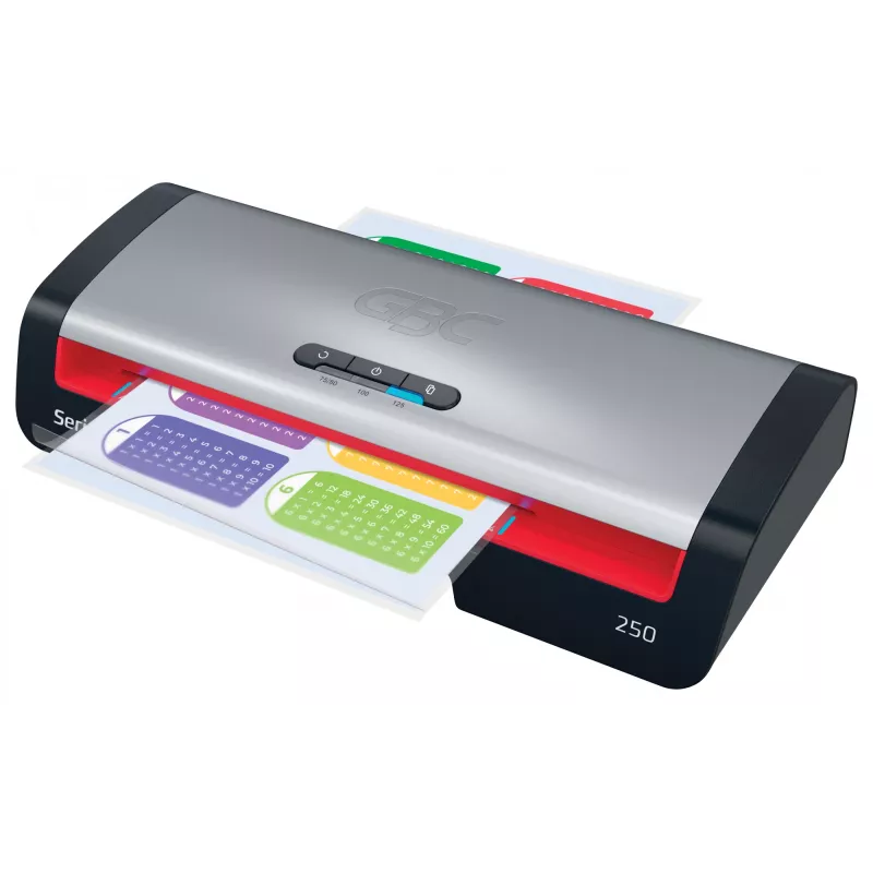 GBC 250 Office A4 laminators, 24 cm, karstais laminators, 500 mm/min, 0,5 mm, A4, 100 µm