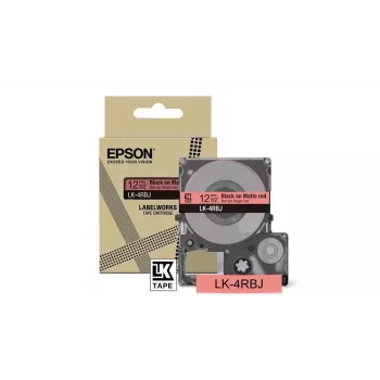 Epson LK-4RBJ lentes kasetne, melna/sarkana, termopārnese, 1,2 cm