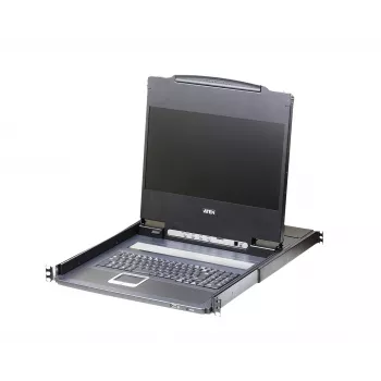 ATEN CL6700MW-ATA-2XK06SG plaukta konsole 43,9 cm (17,3 collas) Melna 1U