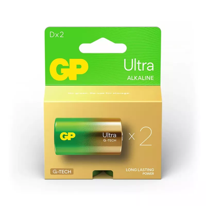 Vienreizlietojamā baterija GP Batteries 03013AUETA-B2 D Alkaline