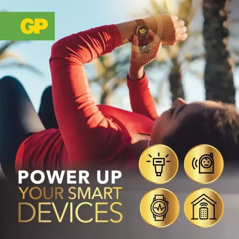 Vienreizējā baterija GP Batteries CR3032, litija-mangāna dioksīda, 3,5 mm augstums, 3 cm diametrs