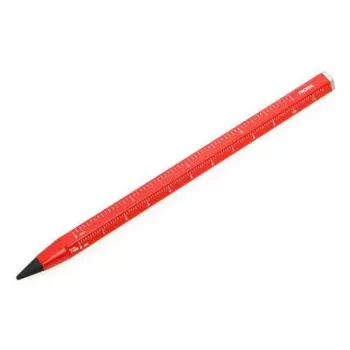 Mehāniskais zīmulis TROIKA CONSTRUCTION ENDLESS HB sarkans alumīnijs