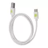 Techly ICOC MUSB20-CMAM10TW USB kabelis USB 2.0 1 m USB A USB C Balts