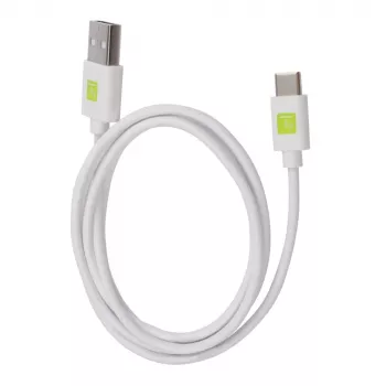Techly ICOC MUSB20-CMAM10TW USB kabelis USB 2.0 1 m USB A USB C Balts
