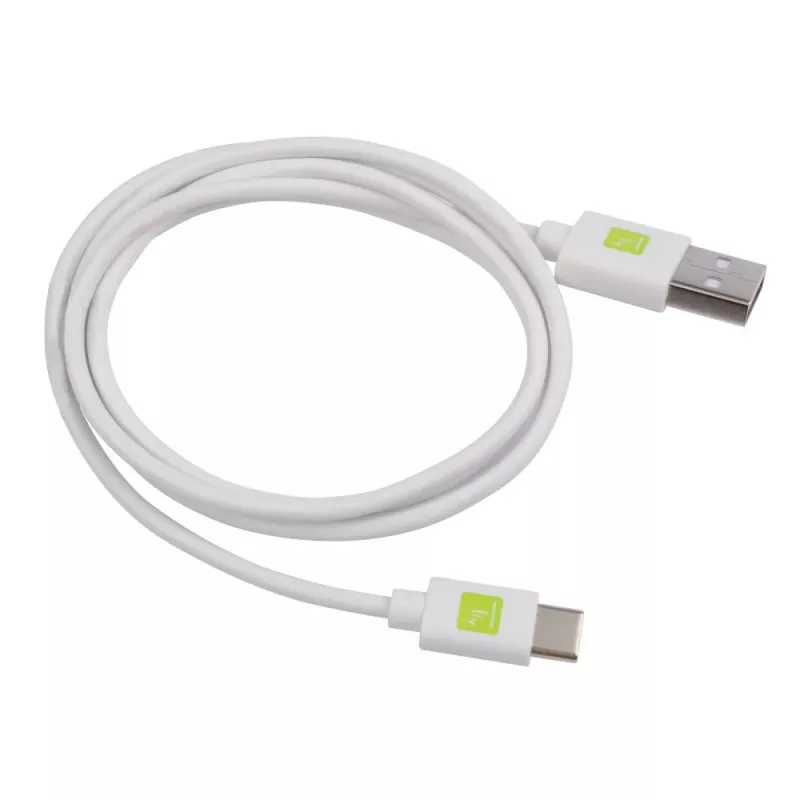Techly ICOC MUSB20-CMAM10TW USB kabelis USB 2.0 1 m USB A USB C Balts