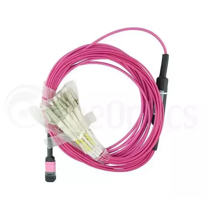 BlueOptics CBL-MPO12-4LC-OM4-1M-BO InfiniBand optiskās šķiedras kabelis MPO 4x LC