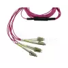 BlueOptics CBL-MPO12-4LC-OM4-1M-BO InfiniBand optiskās šķiedras kabelis MPO 4x LC
