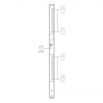 Kapacitatīvais noplūdes sensors ATEN EA1540 DC AC 10-30V 0.15A