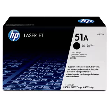 HP 51A melna oriģinālā LaserJet tonera kasetne, 6500 lapas, melna, 1 gab.