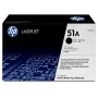 HP 51A melna oriģinālā LaserJet tonera kasetne, 6500 lapas, melna, 1 gab.