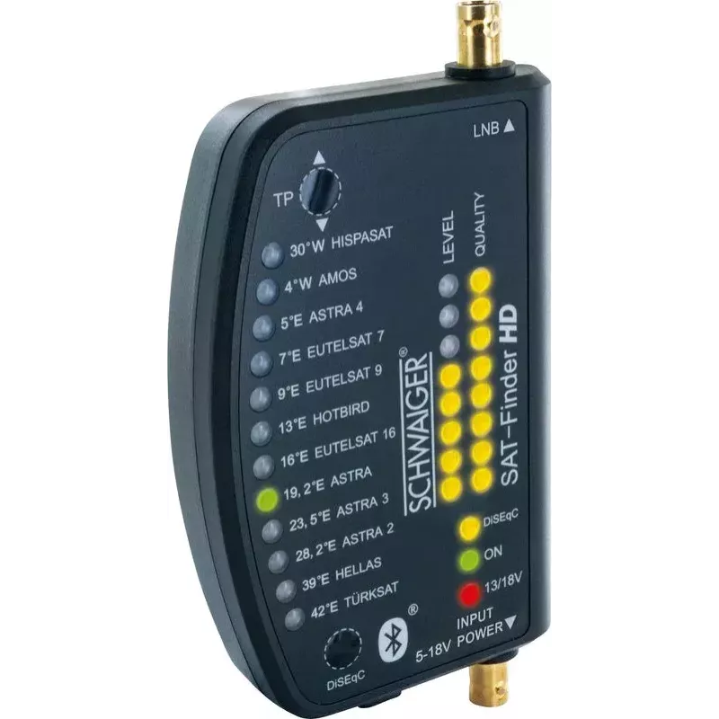 Satelīta meklētājs Schwaiger SF9003BTAKKU 950-2150 MHz Plastmasa
