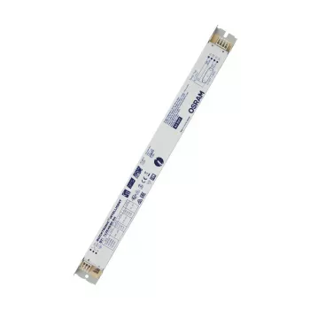 Balasta (elektroniska) Osram QTi 1X35/49/80 GII — kalpošanas laiks 100000 h, maiņstrāva 198–264 V, 50/60 Hz, ieejas strāva 53 A, 360×30×21 mm