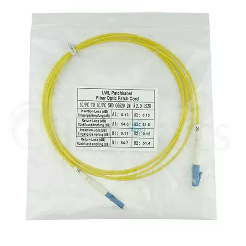 BlueOptics SFP2121BU3MK InfiniBand optiskās šķiedras kabelis 3 m LC Dzeltens