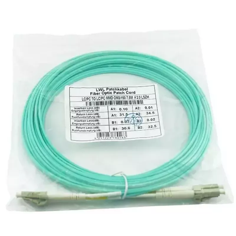 BlueOptics X66250-5-BO InfiniBand optiskais šķiedras kabelis 5 m LC Aqua