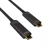 USB kabelis Kindermann 5773 000 505 USB 3.2 Gen 2 5m USB C Melns